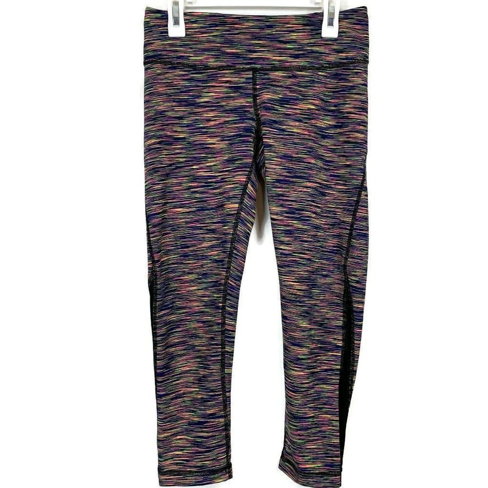 ZELLA Multicolor Neon Space Dye‎ Mesh Print Legging